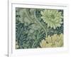 William Morris Wallpaper Sample with Chrysanthemum, 1877-William Morris-Framed Giclee Print