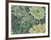 William Morris Wallpaper Sample with Chrysanthemum, 1877-William Morris-Framed Giclee Print