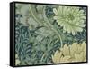 William Morris Wallpaper Sample with Chrysanthemum, 1877-William Morris-Framed Stretched Canvas