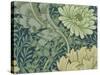 William Morris Wallpaper Sample with Chrysanthemum, 1877-William Morris-Stretched Canvas