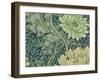 William Morris Wallpaper Sample with Chrysanthemum, 1877-William Morris-Framed Premium Giclee Print