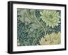 William Morris Wallpaper Sample with Chrysanthemum, 1877-William Morris-Framed Premium Giclee Print