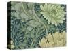 William Morris Wallpaper Sample with Chrysanthemum, 1877-William Morris-Stretched Canvas