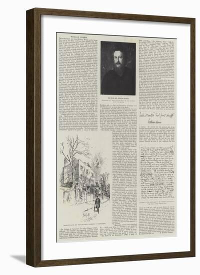 William Morris-Herbert Railton-Framed Giclee Print