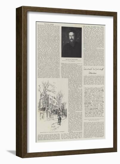 William Morris-Herbert Railton-Framed Giclee Print