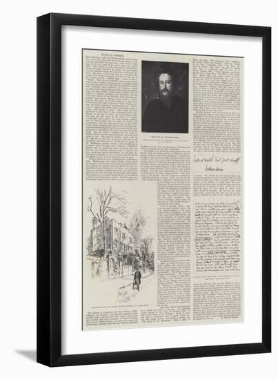 William Morris-Herbert Railton-Framed Giclee Print