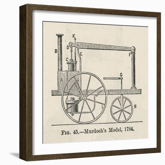 William Murdoch's Locomotive Engine-Robert H. Thurston-Framed Art Print