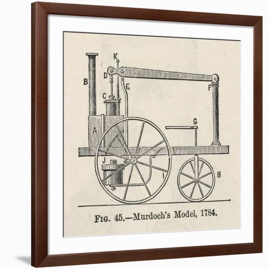 William Murdoch's Locomotive Engine-Robert H. Thurston-Framed Art Print