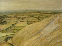 Glastonbury Plain, 1926 oil on paper-William Nicholson-Giclee Print