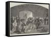 William of Nassau, and the Money-Lenders, from the Gallery of the Late King of Holland-Claude Jacquand-Framed Stretched Canvas