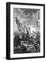 William of Normandy Lands on the English Coast-null-Framed Art Print