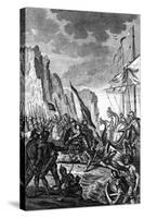 William of Normandy Lands on the English Coast-null-Stretched Canvas