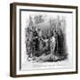 William of Normandy Receives the English Crown-null-Framed Art Print