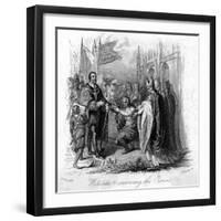 William of Normandy Receives the English Crown-null-Framed Art Print