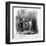 William of Normandy Receives the English Crown-null-Framed Art Print
