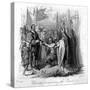 William of Normandy Receives the English Crown-null-Stretched Canvas