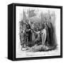 William of Normandy Receives the English Crown-null-Framed Stretched Canvas