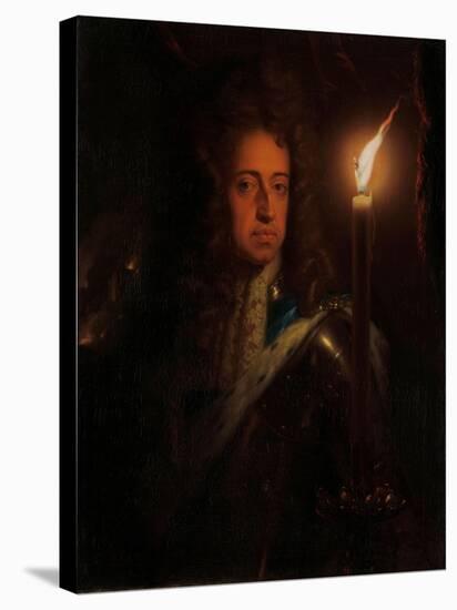 William of Orange, King of England and Stadtholder, c. 1692-97-Godfried Schalken Or Schalcken-Stretched Canvas