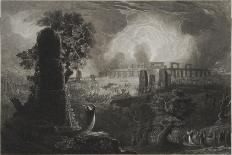 The Druids Sacrifice, 1832-William Overend Geller-Stretched Canvas