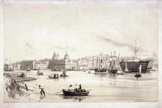 Florence, from the Ponte De Perro, after the Late Inundations-William Parrott-Giclee Print