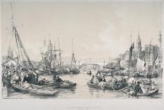 View of West India Docks from the South East, 1840-William Parrott-Giclee Print