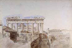 Temple of Venus and Rome, Rome, 1781 (W/C with Pen and Brown Ink over Pencil on Paper)-William Pars-Giclee Print