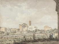 Temple of Venus and Rome, Rome, 1781 (W/C with Pen and Brown Ink over Pencil on Paper)-William Pars-Giclee Print