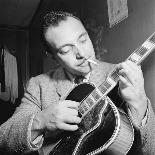 Django Reinhardt at the Aquarium in New York City, 1946-William Paul Gottlieb-Stretched Canvas