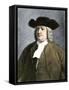 William Penn (1644-1718) English Quaker Founder of Pennsylvania State in 1682 (Engraving)-Unknown Artist-Framed Stretched Canvas