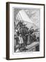 William Penn and Other Quakers Sail to the New World in the Welcome-Howard Pyle-Framed Art Print