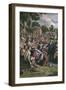 William Penn, English Quaker Colonist, Treating with Native North Americans, 1682 (1771-177)-Benjamin West-Framed Giclee Print