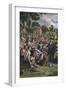 William Penn, English Quaker Colonist, Treating with Native North Americans, 1682 (1771-177)-Benjamin West-Framed Giclee Print