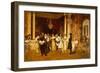 William Penn Receiving the Charter of Pennsylvania from Charles Ii, 1913 (Oil on Canvas)-Allan Stewart-Framed Giclee Print