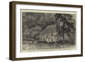 William Penn's Burial Place, Jordans Meeting-House and Graveyard, Ruscombe, Berkshire-William Henry James Boot-Framed Giclee Print