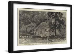 William Penn's Burial Place, Jordans Meeting-House and Graveyard, Ruscombe, Berkshire-William Henry James Boot-Framed Giclee Print