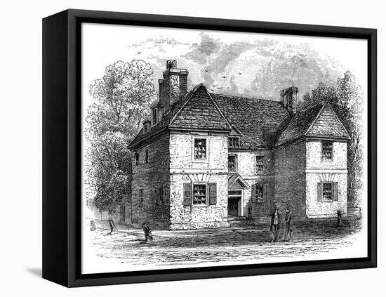 William Penn's House, Philadelphia, Pennsylvania, Late 17th-Early 18th Century-Whymper-Framed Stretched Canvas
