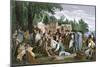 William Penn's Treaty with the Indians of Pennsylvania, 1680s-null-Mounted Giclee Print