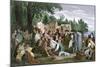 William Penn's Treaty with the Indians of Pennsylvania, 1680s-null-Mounted Giclee Print