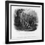 William Penn's Treaty with the Indians, Pennsylvania, 1681-John Tallis-Framed Giclee Print