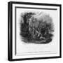 William Penn's Treaty with the Indians, Pennsylvania, 1681-John Tallis-Framed Premium Giclee Print