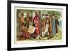 William Penn's Treaty with the North American Indians, 1682-null-Framed Giclee Print