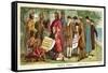 William Penn's Treaty with the North American Indians, 1682-null-Framed Stretched Canvas