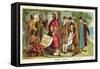 William Penn's Treaty with the North American Indians, 1682-null-Framed Stretched Canvas