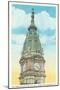 William Penn Statue, City Hall, Philadelphia, Pennsylvania-null-Mounted Art Print