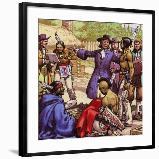 William Penn, the Founder of Pennsylvania-Pat Nicolle-Framed Giclee Print