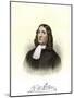 William Penn, with His Autograph-null-Mounted Giclee Print