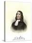 William Penn, with His Autograph-null-Stretched Canvas