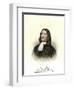 William Penn, with His Autograph-null-Framed Giclee Print