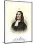 William Penn, with His Autograph-null-Mounted Giclee Print