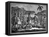 William Penn with Native Americans, English Quaker Colonist, 1830-null-Framed Stretched Canvas